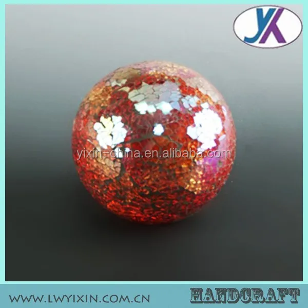 Полый мозаика вспененный декоративные цветные стеклянные шарики для продажи