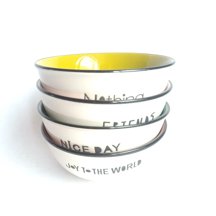 Керамическая миска нового дизайна, миска для супа, миска для смешивания