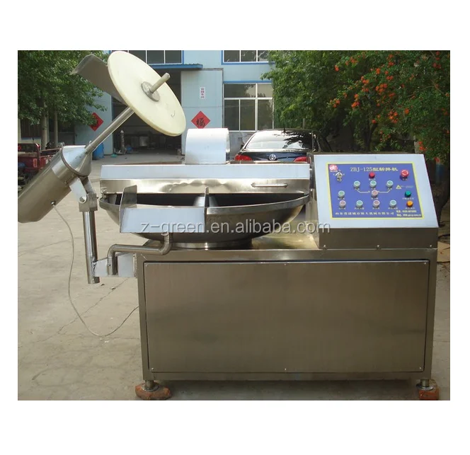 High speed meat bowl chopper mixer for sausage stuffing