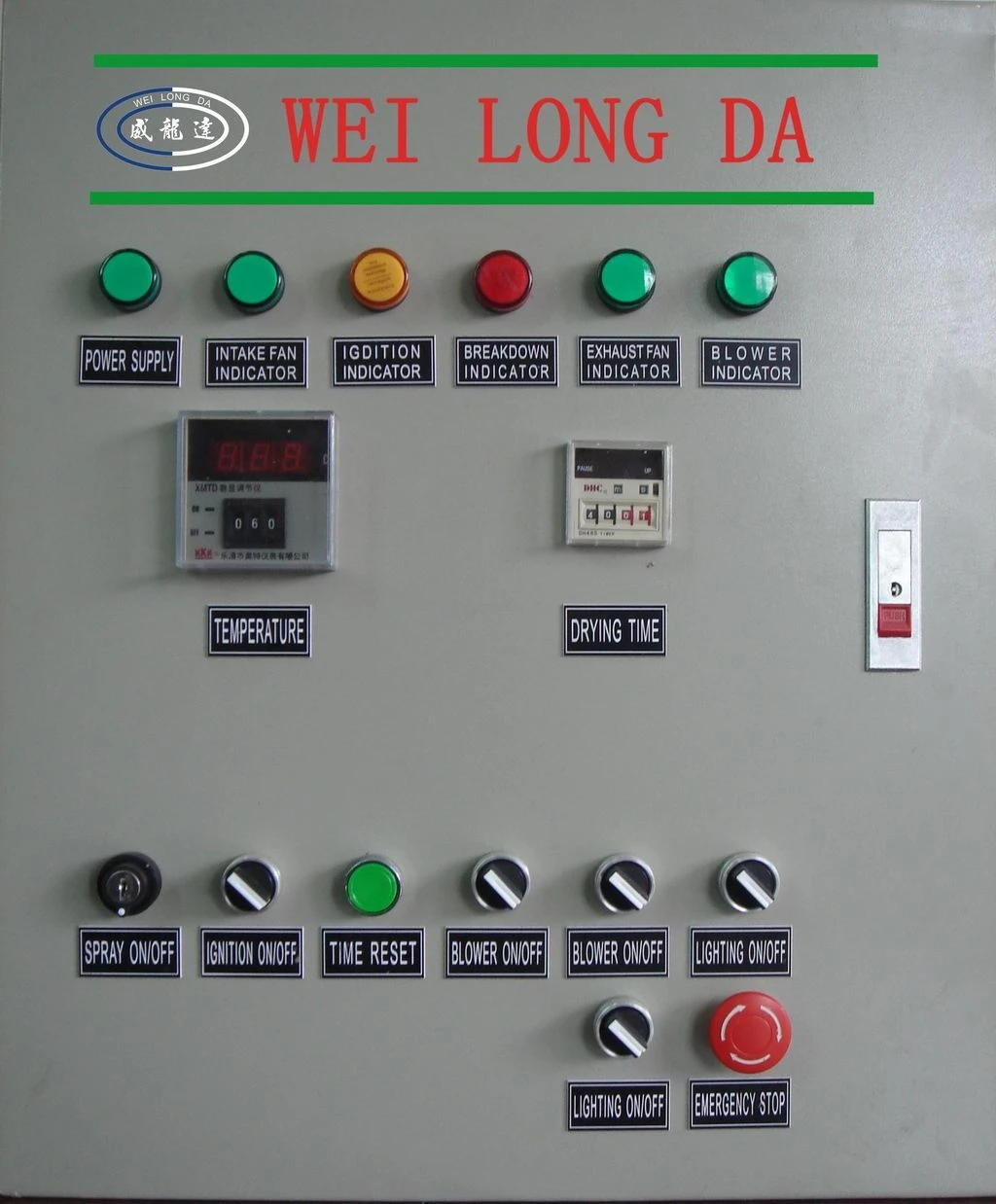 автоматического распыления& покрасочная кабина с шнайдер блок управления