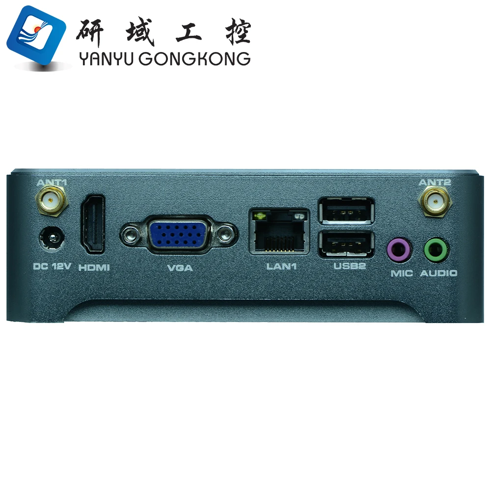 N3919SZ безвентиляторный алюминиевый настольный мини-ПК J1900 Win10