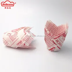 New printed newspaper in different colors tulip cup style thickened cake paper with 100/200 pieces