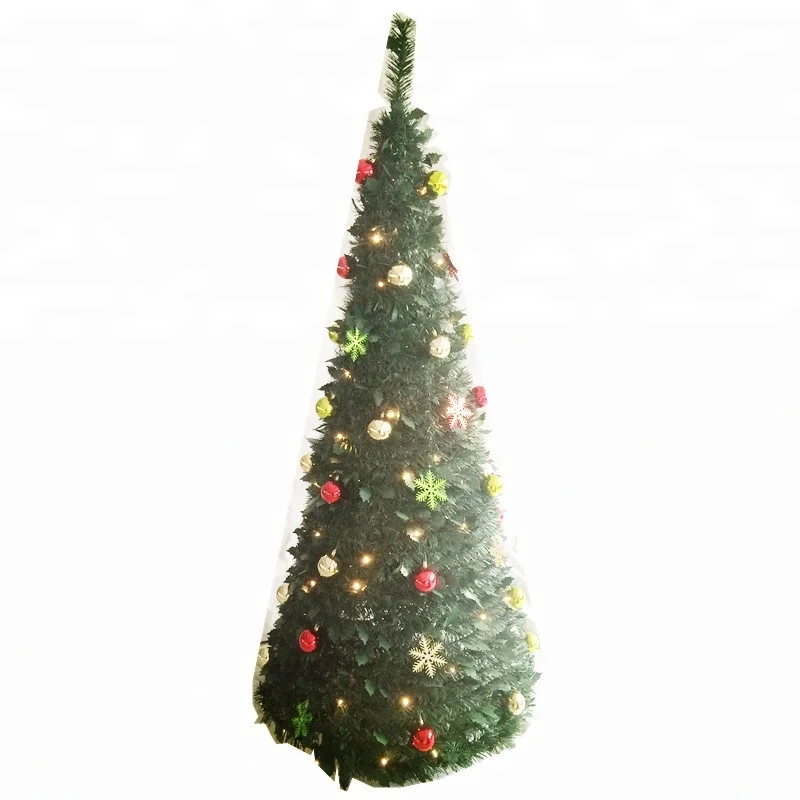 Wholesale Artificial collapsible pop up christmas tree for christmas decoration