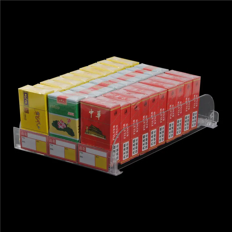 Plastic PC Material Divider Spring Loaded Shelf Pusher For Bottle Drinking Products