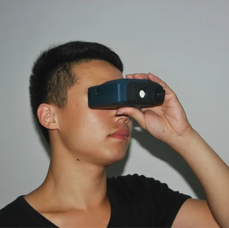 FG-FD300 Handheld IR laser illuminator 6X objective lens built-in LCD display digital night vision monocular scope