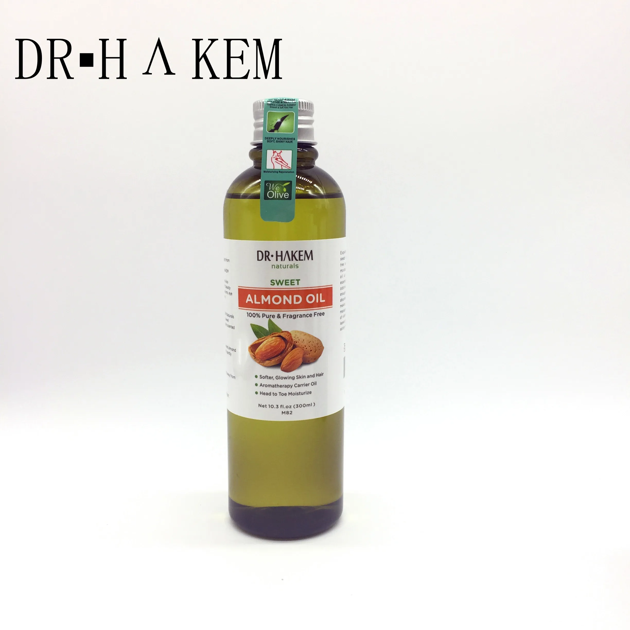 Manufacturer Wholesale OEM organic moroccan almond hair oil 300ml