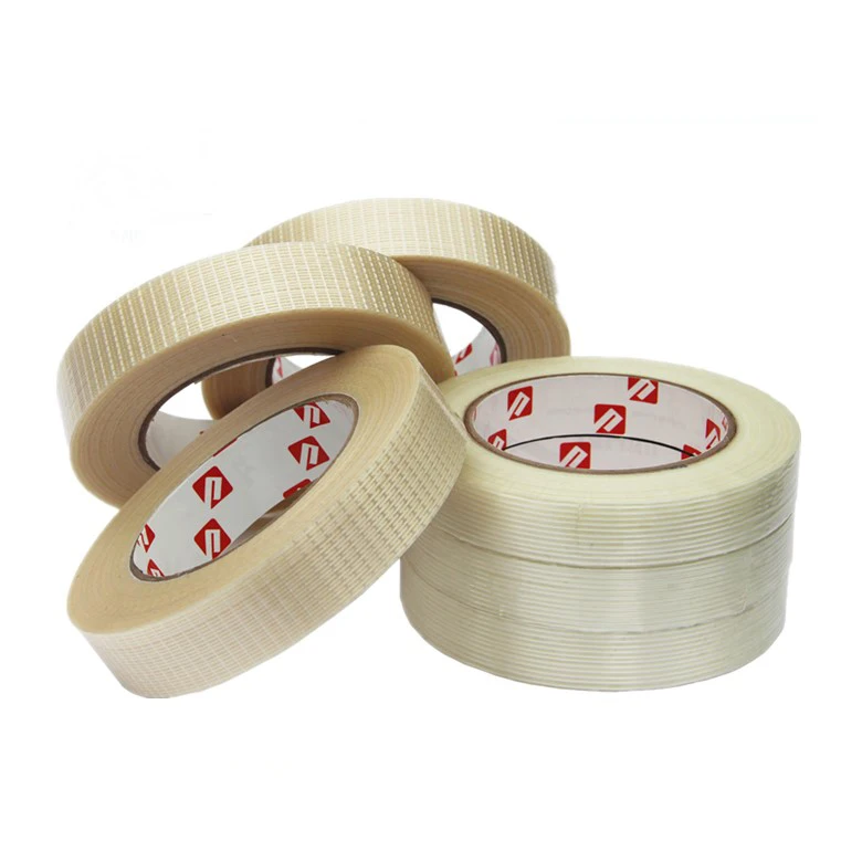 Solvent Based Acrylic Adhesive Polyester Casting Fiberglass Reinforced Tape for Cable Glass cloth fibre tape