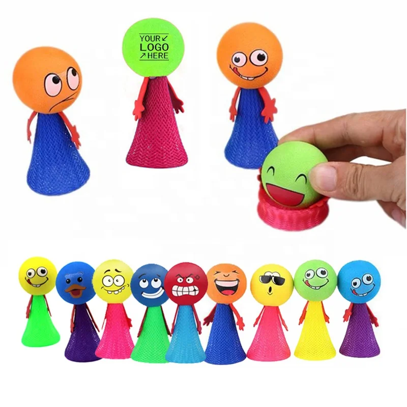 Novelty mega jump elf small size small cheap toys bounce wizard toys for children with customized logo