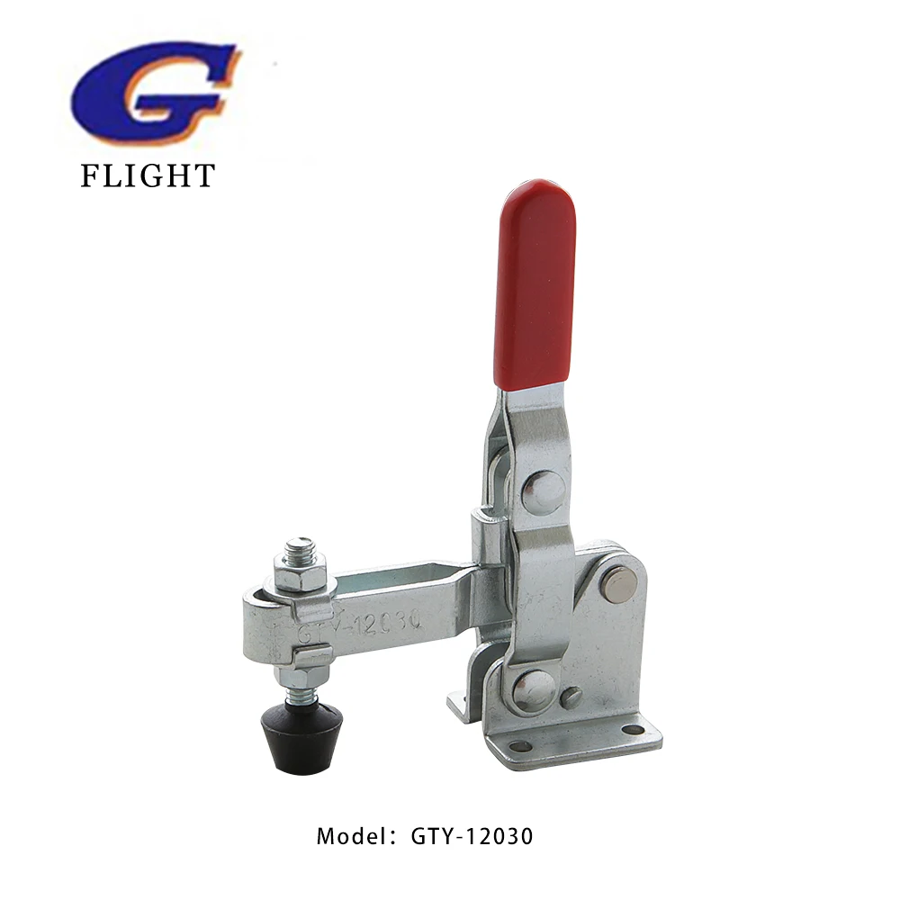 275LB 125Kg Horizontal flanged base vertical toggle clamp 12030 hand tool toggle clamp light duty toggle clamp