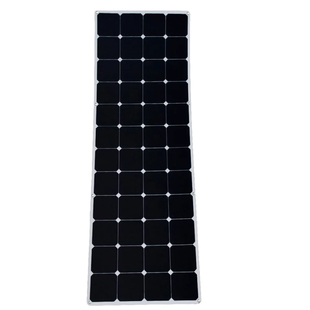 
High Efficiency Sunpower 100w 120w 150w 180w Marine Semi Flexible Solar Panel Prices 