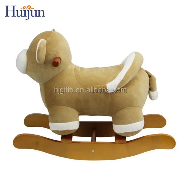 Fast Delivery Rocking Horse Toy Bear Rocking Toy From China Kids Plush Toy