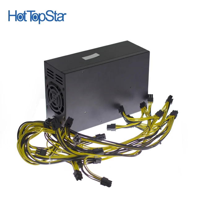 High Quality 2000W 8 Card Modular PSU  For Server Caser ATX Power Supply