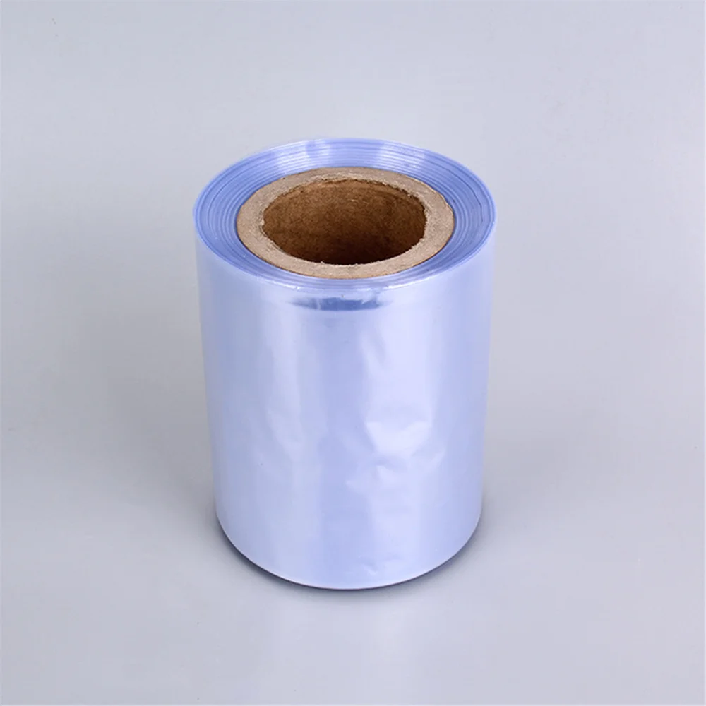 Clear PVC Heat Shrink Wrap Film for beverage bottle/Jar/cosmetic packaging