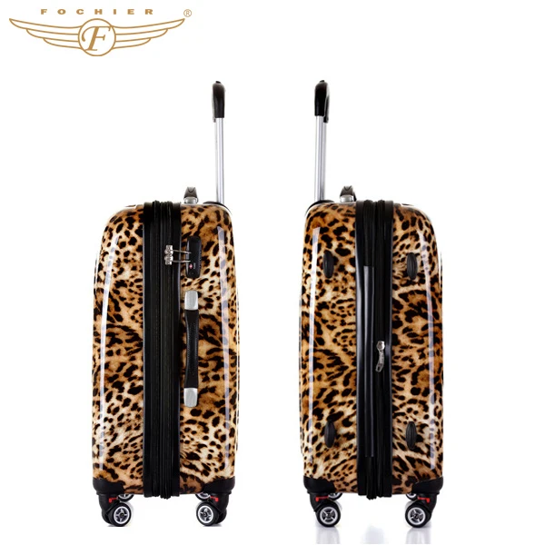Customized Printed ABS PC Trolley Travel Luggage Bag