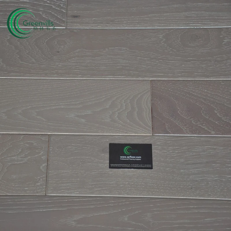 18mm thickness hickory floor brushed limed hickory engineered hardwood flooring high-end