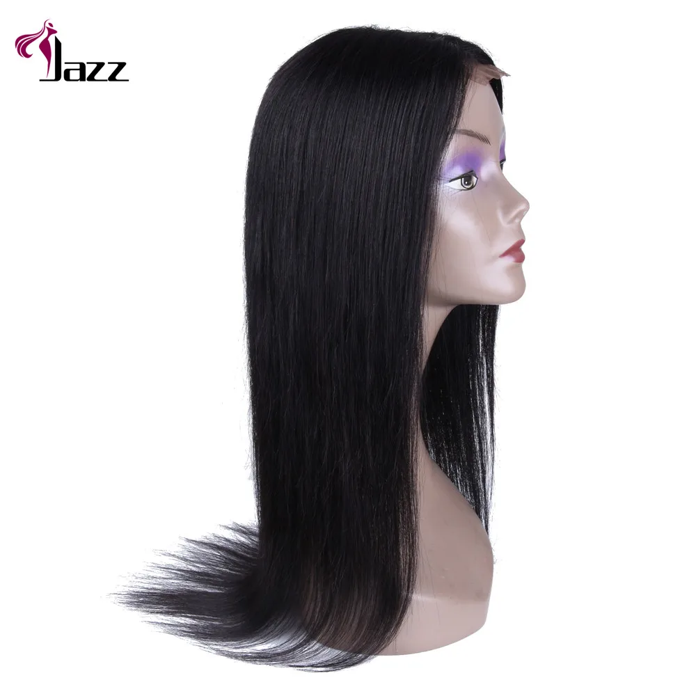 Wholesale 130% Density u part 100% unprocessed straight brazilian hair 2*4 human hair wigs with baby hair for women