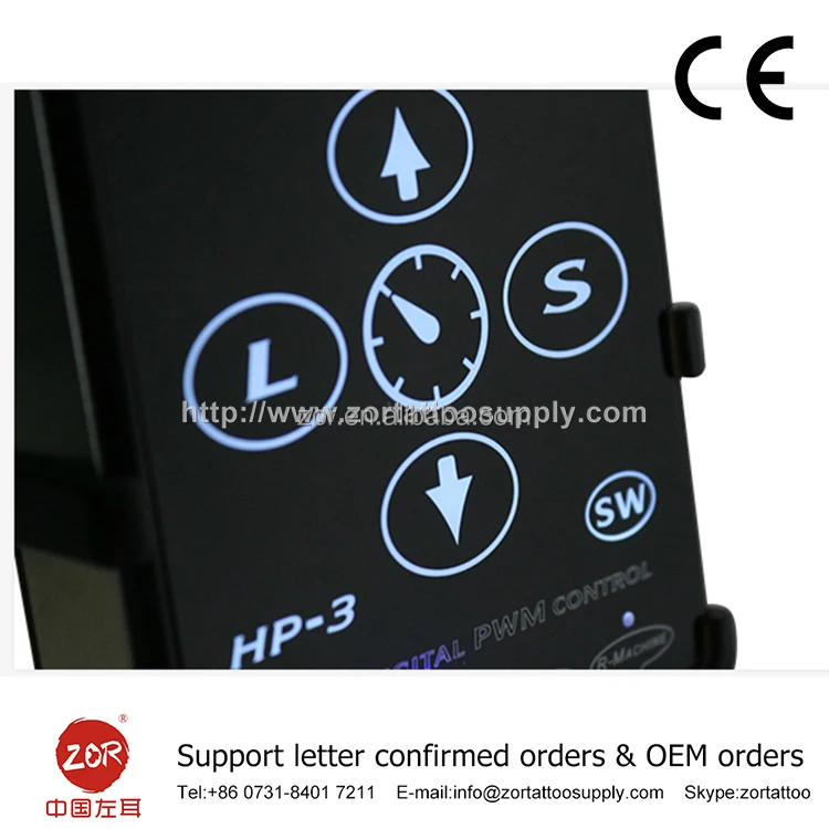 Wholesale Frequency 50/60HZ hurricane hp-3 makeup Tattoo Power Supply for tattoo kits