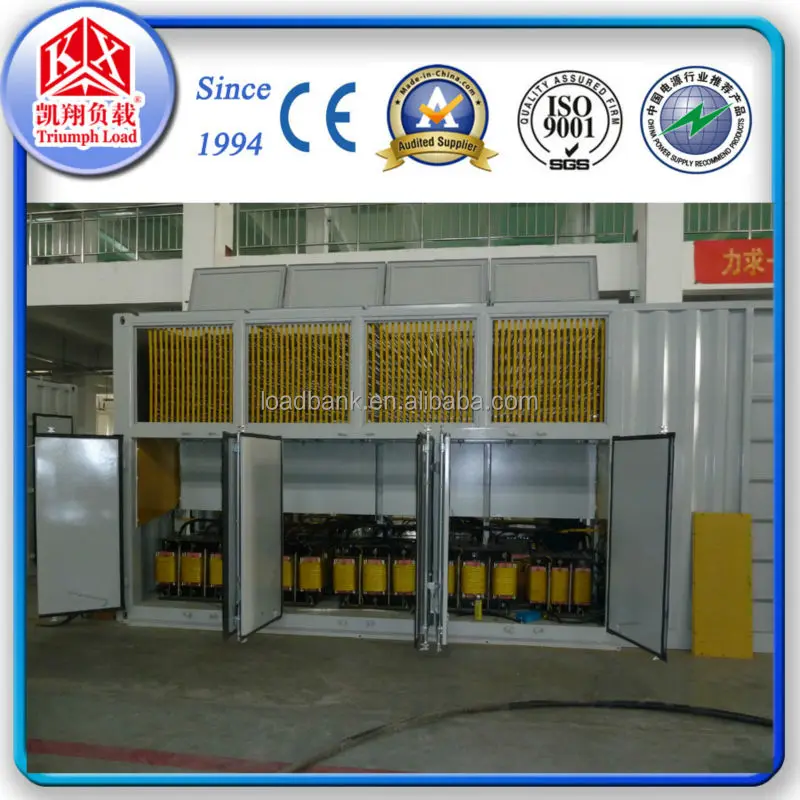 4125kVA resistive and inductive Load bank for generator sets testing