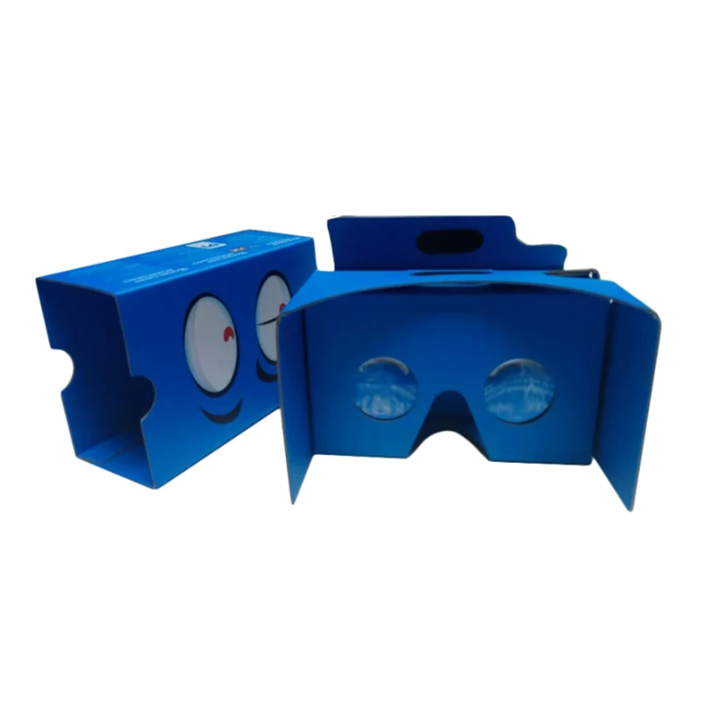 Smartphone VR Cardboard Glasses Fun Virtual Reality Cardboard VR 3D Glasses For 6 Inch