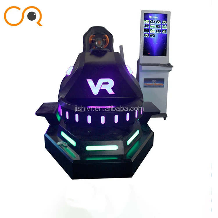 Attractive virtual reality simulator F1 car racing 9D VR electric dynamic Platform vr driving game machine