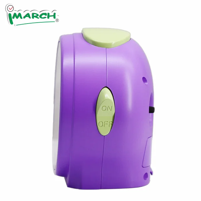 iMSH BB09605 Quartz analog clocks for kids table bedside desk alarm clock wecker despertador round custom children alarm clock