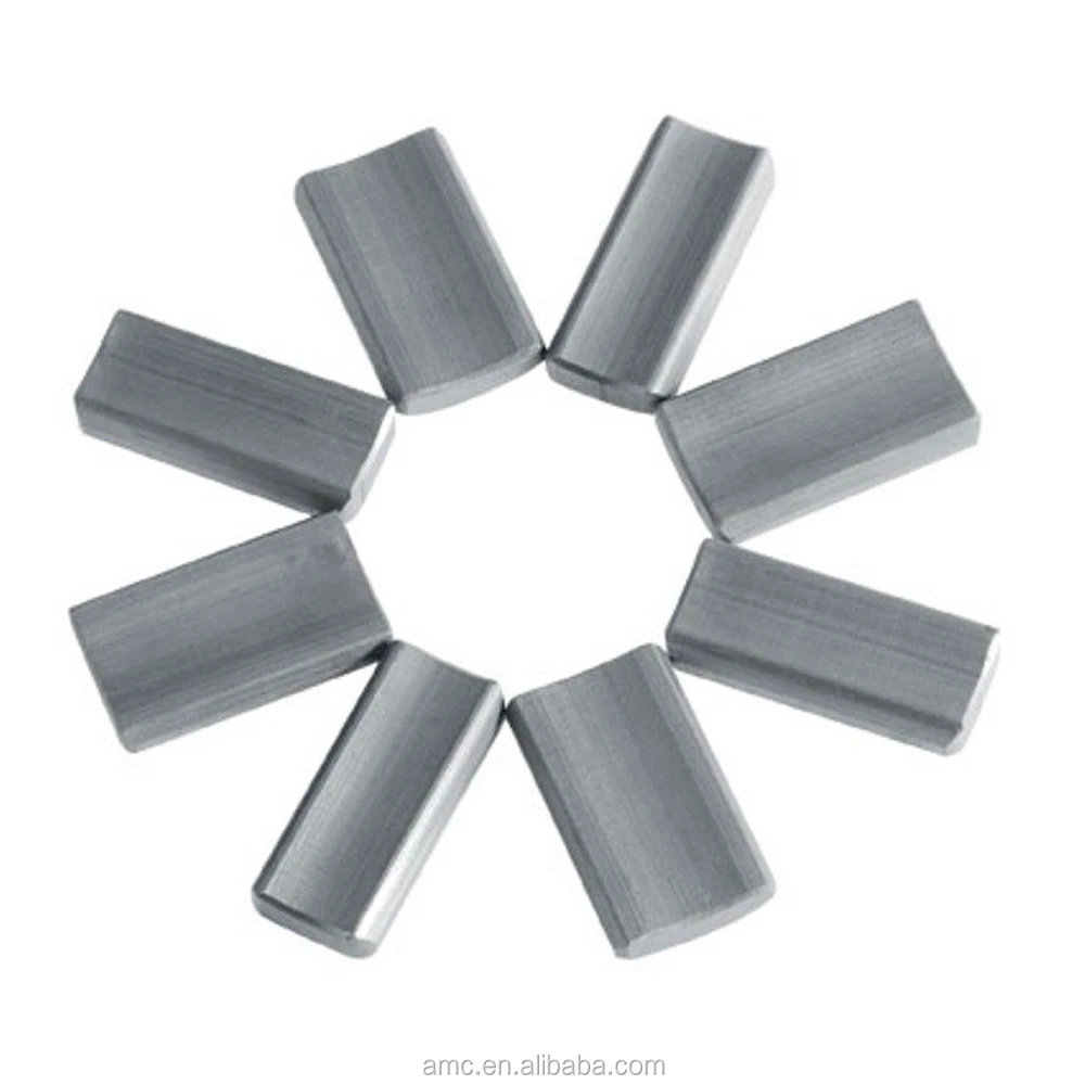 strong arc ferrite segment for magnetic generator free energy