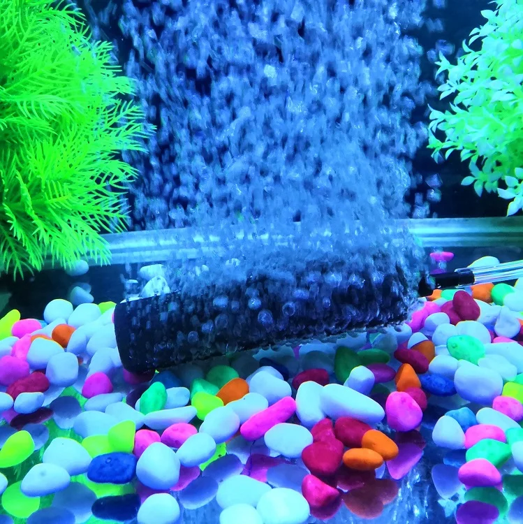 HiSin BS005 25*50mm In bulk Aquarium air stone for wastewater Hydroponics cylinder Air Pump Bubble stone Oxygen/Air stone