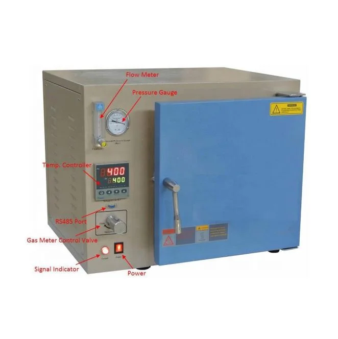 500C 25L Vacuum Oven with Gas Flow-meter, Water Chiller & Vacuum System