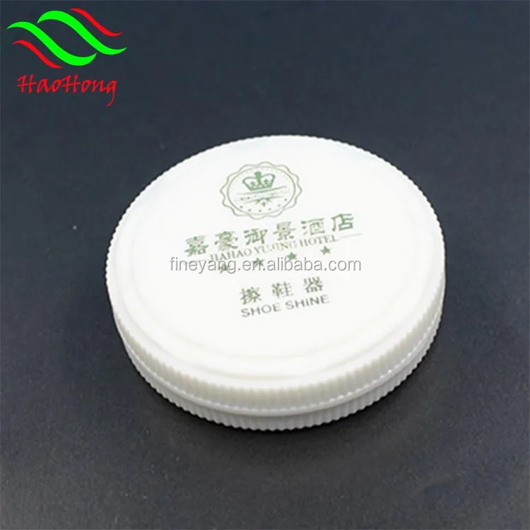 Hot Sale Cheap Instant Shoe Polish for Hotel Amenities with Shoe Shine Sponge