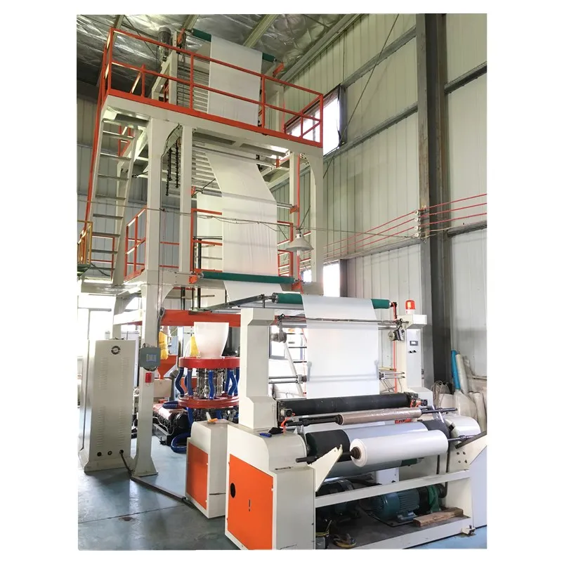 
Multi-layer Co-extrusion ABA Plastic courier bag Making PE film blowing machine 