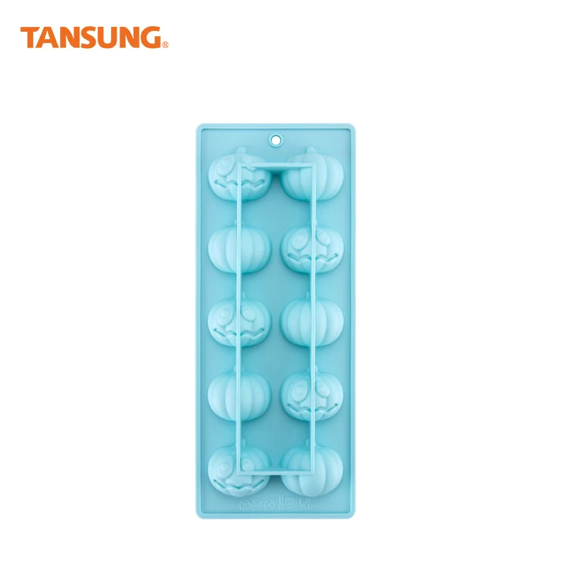 Amazon eco-friendly food grade pumpkin shaped cake baking molds chocolate DIY silicone cake mold