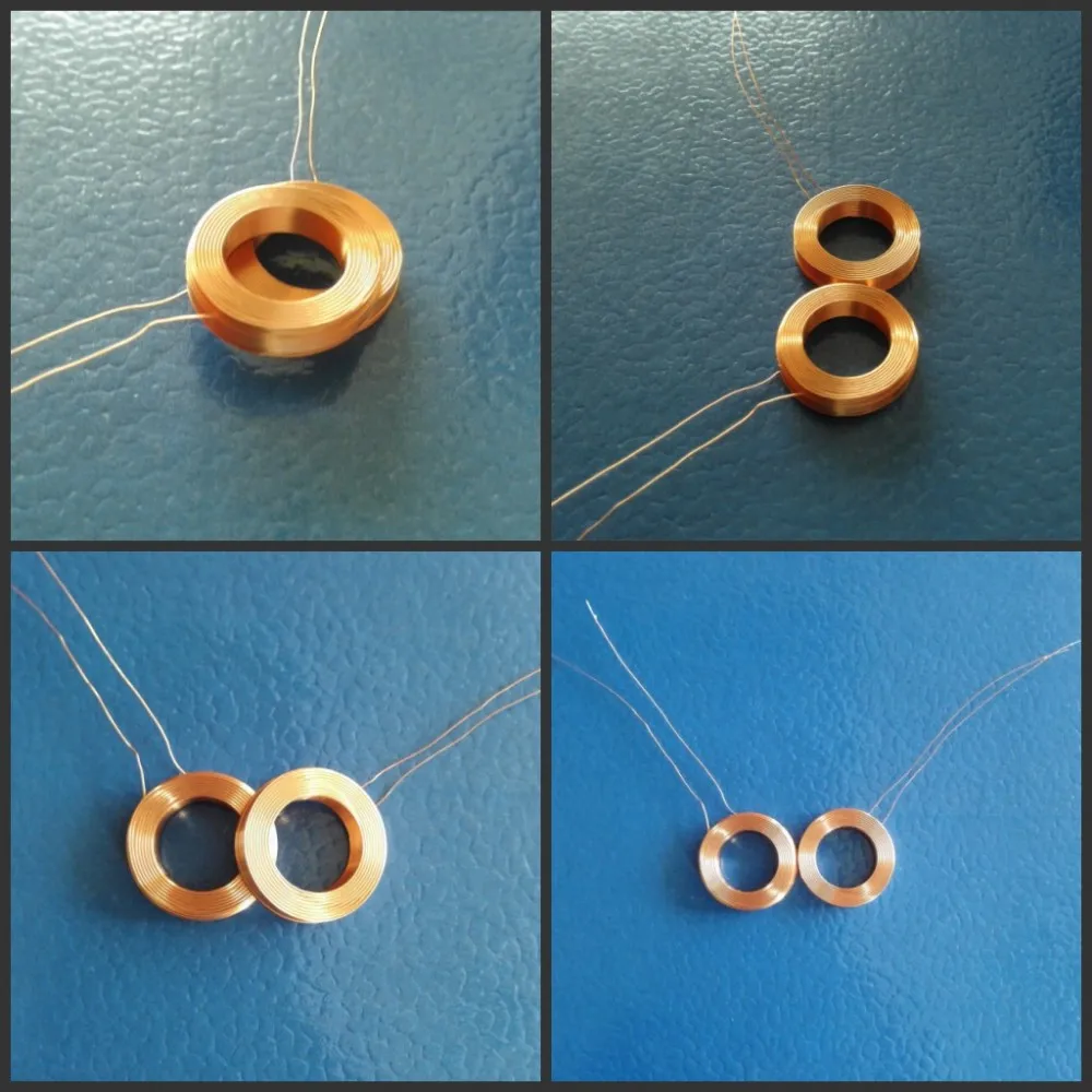 strong production capacity inductive loops air cored induction coil high Q self-bonding vending machine winding coil