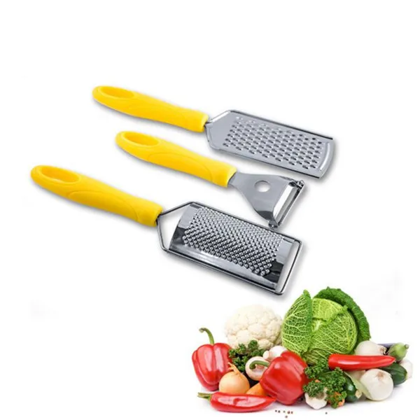 3PCS multi functional Stainless steel Fruit Vegetable tools twist grater