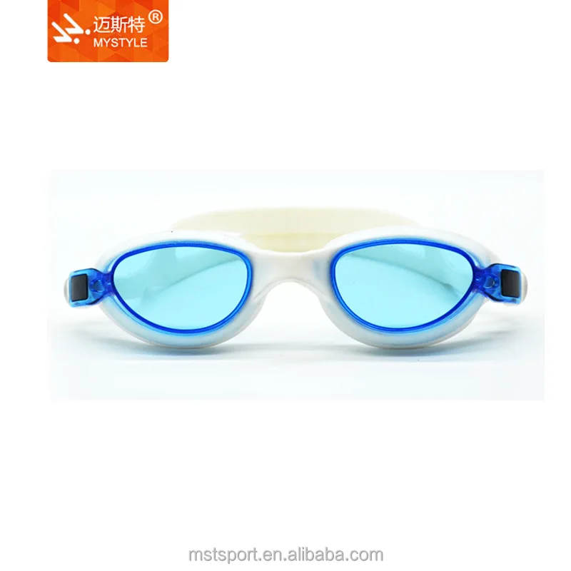 Competition prescription optical swim goggles for adults