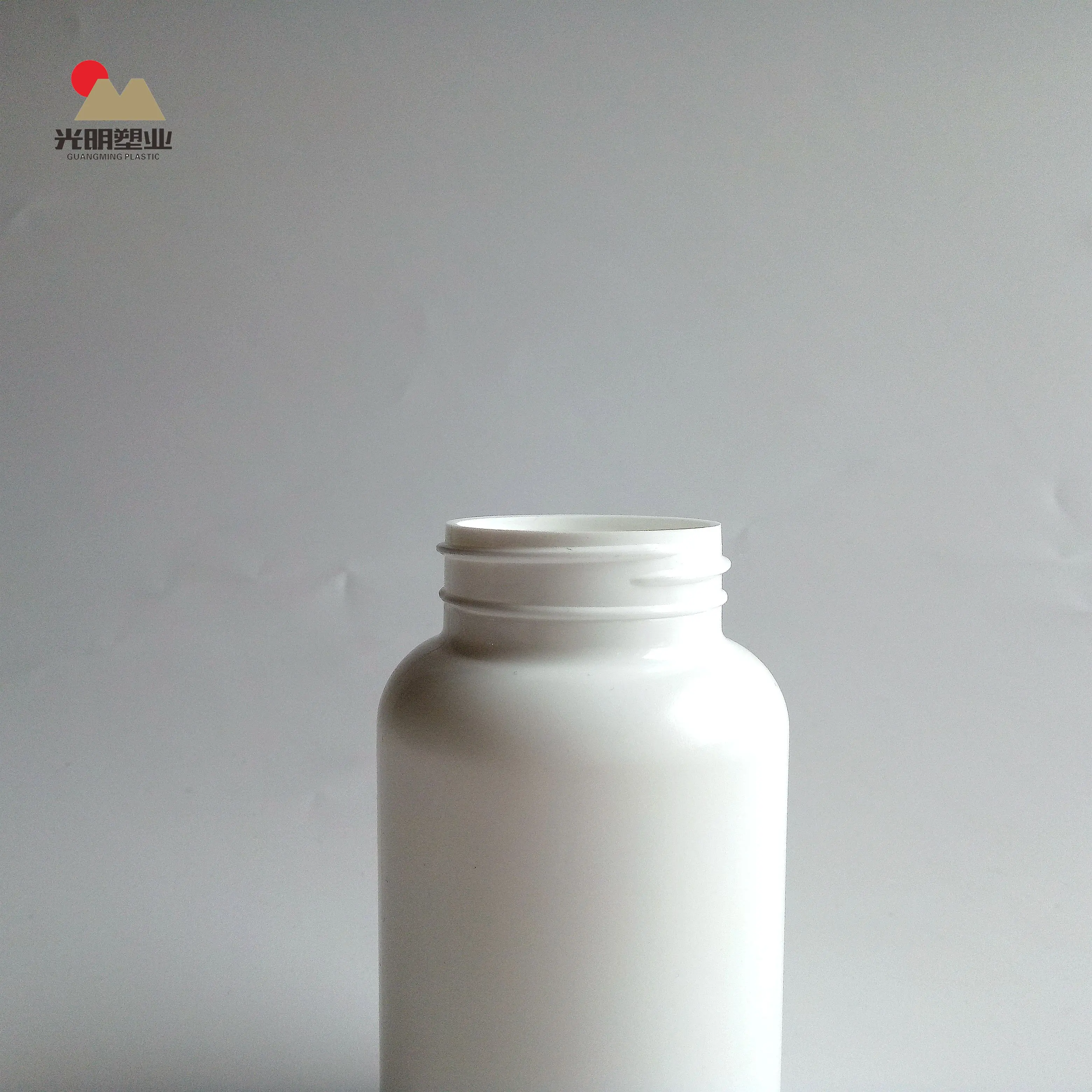 Discount White HDPE Empty Round Plastic Bottles  For Pill big tablets capsules Packaging 250ml