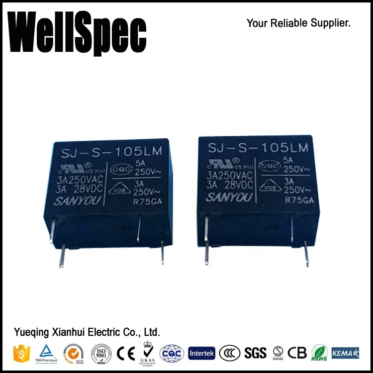 Реле 12v ble реле SJ-S-112DM 5A 250VAC 1NO 4PIN HF32F-012-HS