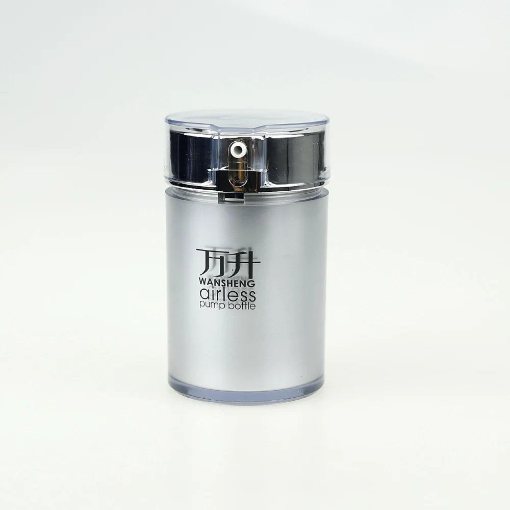 
Korean Style Cylindrical Cosmetic Airless Container/Fancy Airless Bottle Packaging/Airless Pump Bottle Frosted with WSZ-H 