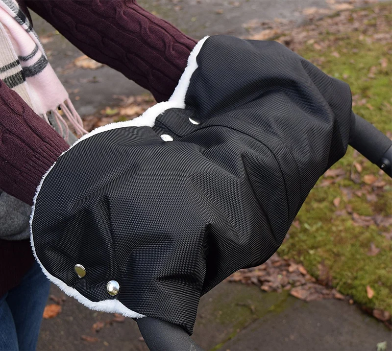 
Plush Winter Warm Waterproof Anti-freeze Hand Muff for Baby Stroller 
