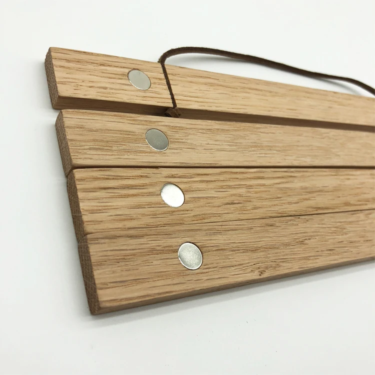 
2019 Top Selling With Best Price Oak Wood Magnetic Poster Hanger For Wall Decoration Wall Art Frame Wood Frame 