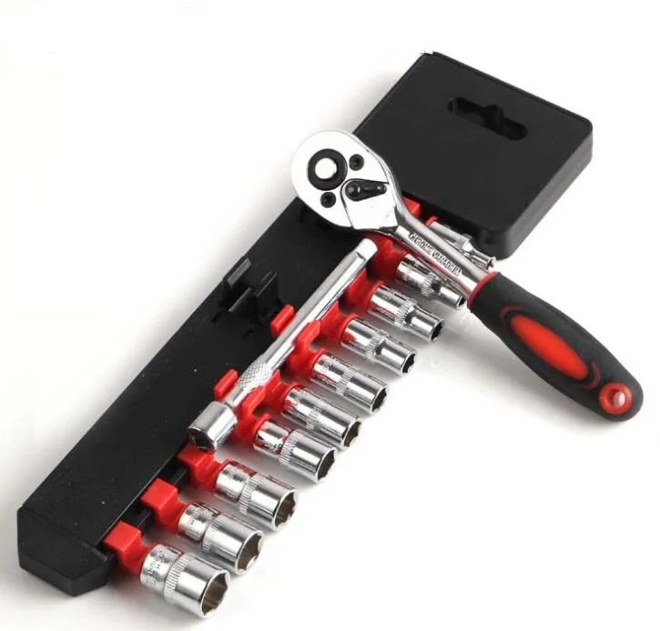 High Quality 1/2-Inch Drive Quick Release Ratchet and Cr-V Metric Sockets Set