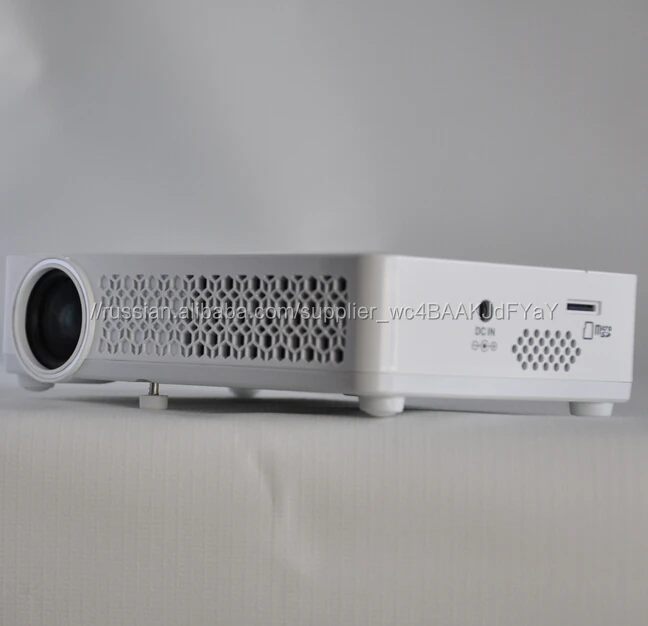 (ПВТ DLP-800W) DLP Texas Instruments мини портативный светодиодный видеопроектор