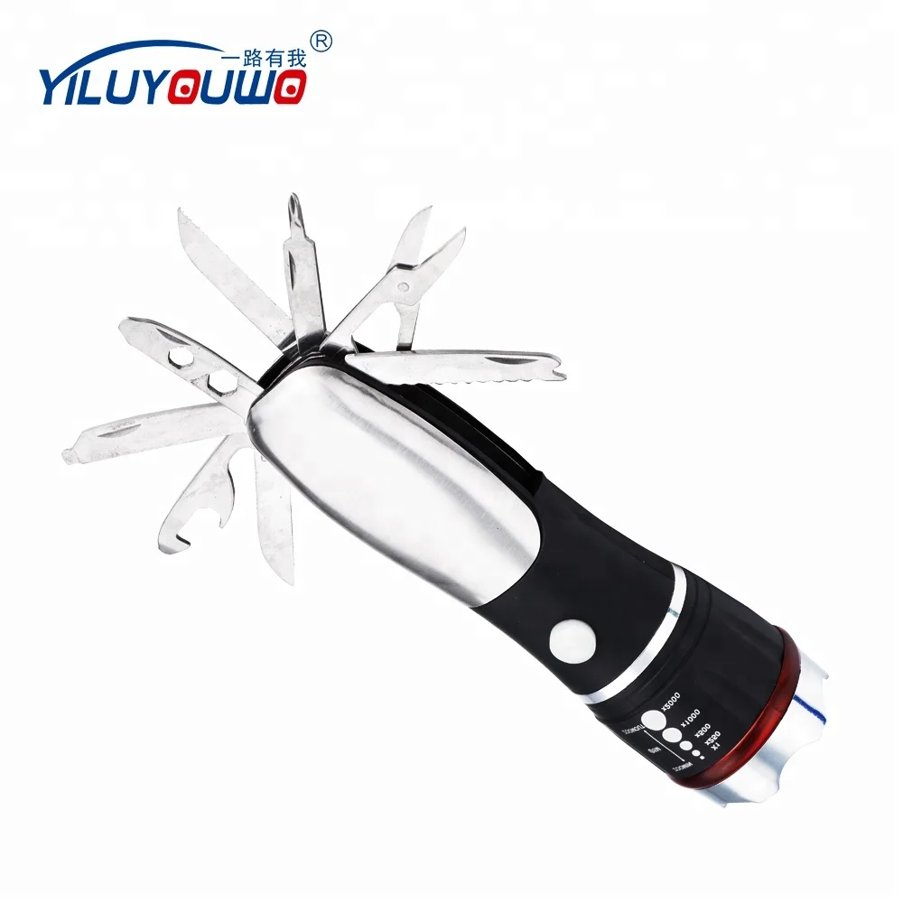 
Zooming Multi-tools Flashlight 