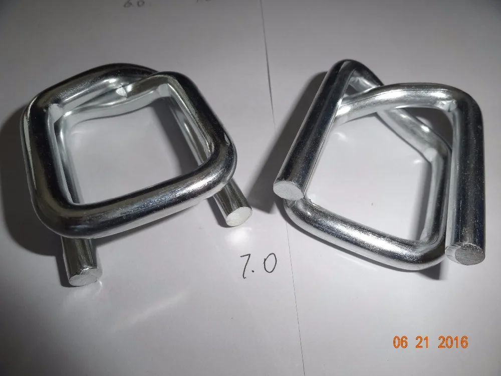 Высококачественная металлическая проволочная обвязочная пряжка из китая