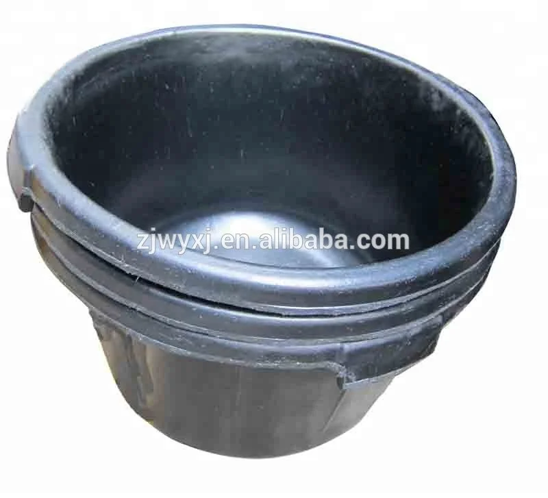 
 Ведра из переработанной резины, большой резиновый контейнер для строительства, резиновый лоток  