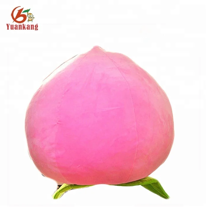 Stuffed plush vegetables and fruit toy peach