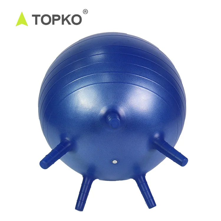 Оптовая продажа тренажерный зал TOPKO с принтом логотипа мяч для йоги фитнес-мяч