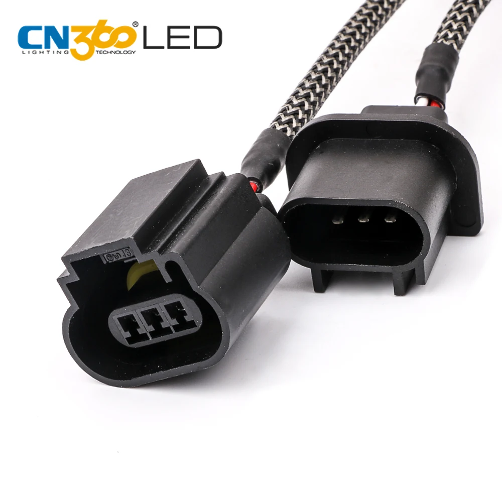 9-16 В H4 H13 9008 LED Conversion Kit светодиодные фары CANBUS Анти-мерцания разъемы декодер