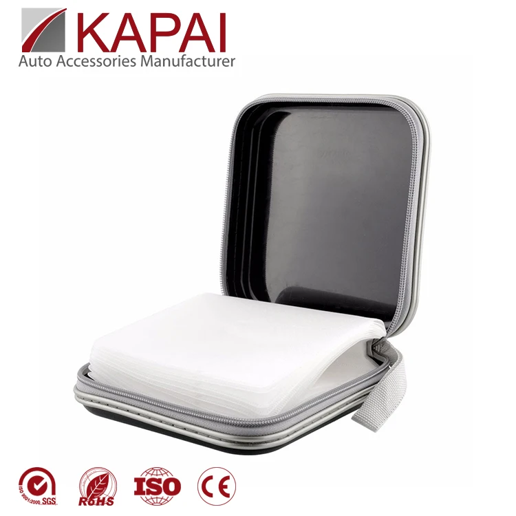 Portable CD Case Plastic 40Pcs Capacity Disc CD DVD VCD Wallet DJ Storage Organizer Carry Case Holder