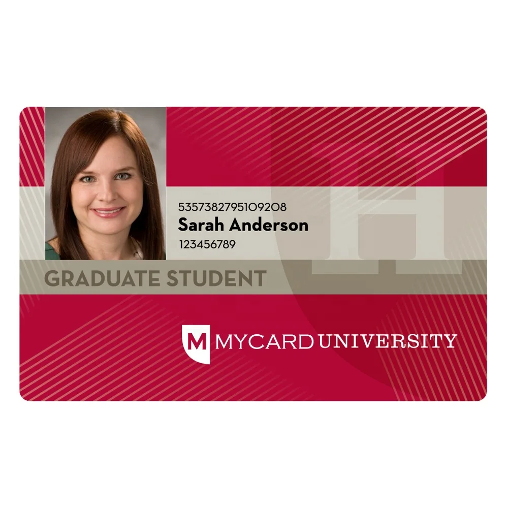 Custom School Student Staff Employee RFID Access Staff Identity Card for Lanyard ID Badge Holder