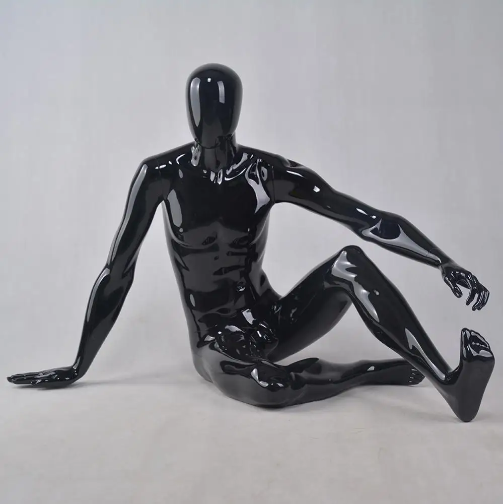 muscular lying large sex male mannequin for windows